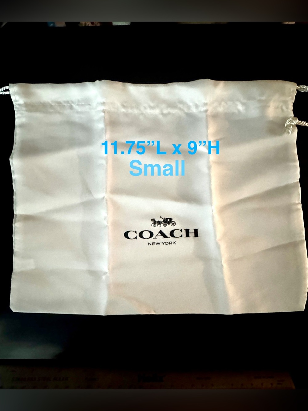 COACH SMALL Rare Authentic Coach Dust Bag (NOT SOLD IN STORES OR ONLINE) NWOTs